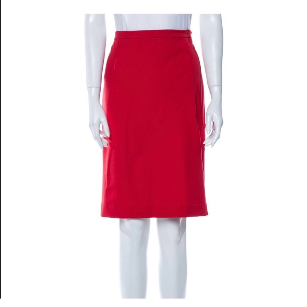 Bundle of 3 Diane von Furstenberg dvf skirts black red & navy 2